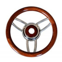 VS13 Steering Wheel -  Diameter 350mm - Mahogany - 62.00840.04 - Riviera 